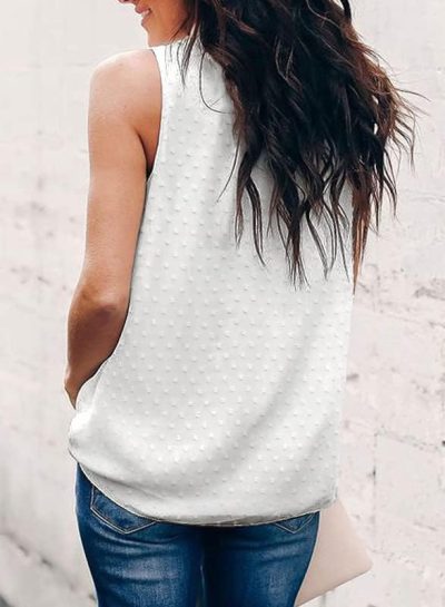 51FCqAr4IjL.jpg Womens Casual Sleeveless Shirts Halter Neck Leopard Print Tank Top and Blouses