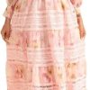 Women Vintage Printing High Waist Dress Party Vacation Beach Sundress Flowy Midi Bohemian Casual Dresses