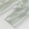 Women's Bohemian Stand Collar Hollow Chiffon Maxi Dress Lace Ruffle Patchwork Casual Vacation Dresses