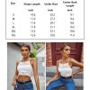 712hQ8v9pkL.jpg Lace Bralette for Women High Neck Camisoles Racerback Double-Layered Crop Top