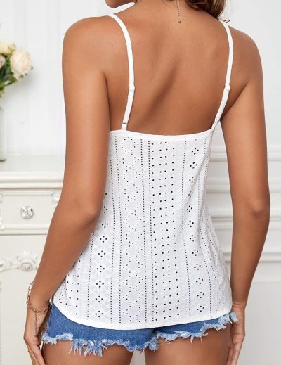Camisole for Women V Neck Spaghetti Strap Tank Tops Sleeveless Blouses Loose Fit