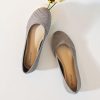 Women's Wide Width Flats Shoes - Casual Comfortable Round Toe Plus Size Ballet Shoes.