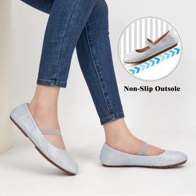 Flats for Women Ballet Shoes: Comfortable Dressy Slip On Flats Casual Walking Wedding Penny Loafers