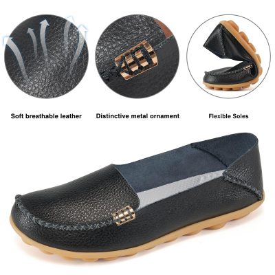 Loafers for Women Shoes Casual: Slip on Flat Shoes Ladies Comfortable Dressy Moccasins Driving Penny Loafers