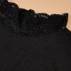 Dickey Detachable Lace Elegant Set Half Top Mock Blouse Collar Base Fake Collar Neck Cover for Women Girls